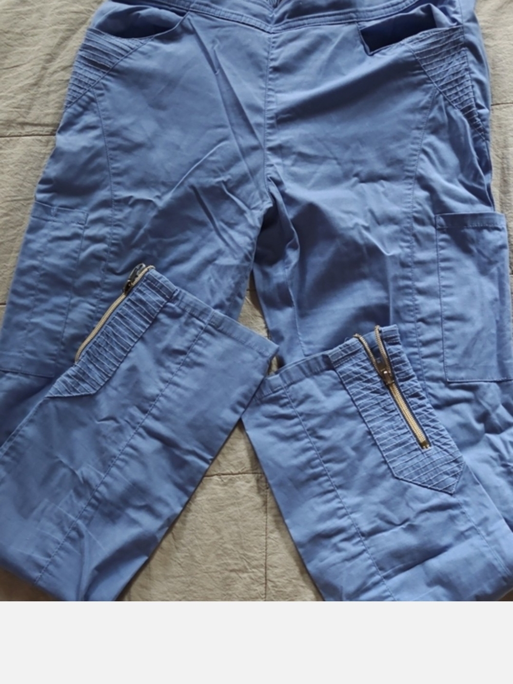 Jaanu ciel blue scrub pants
